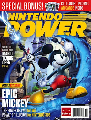 epic mickey nintendo magazine rivista