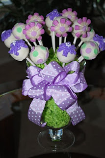 Birthday Cake Pops on Cake Pops Galore  Fairy Party