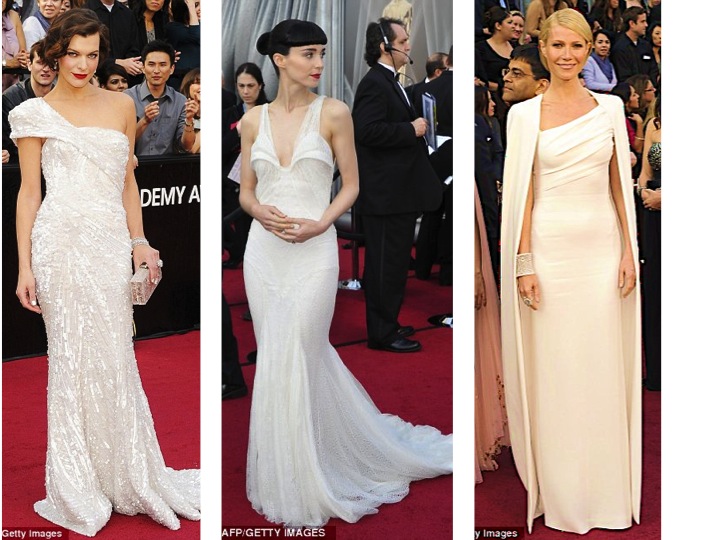 2012 Academy Awards Red Carpet: All White