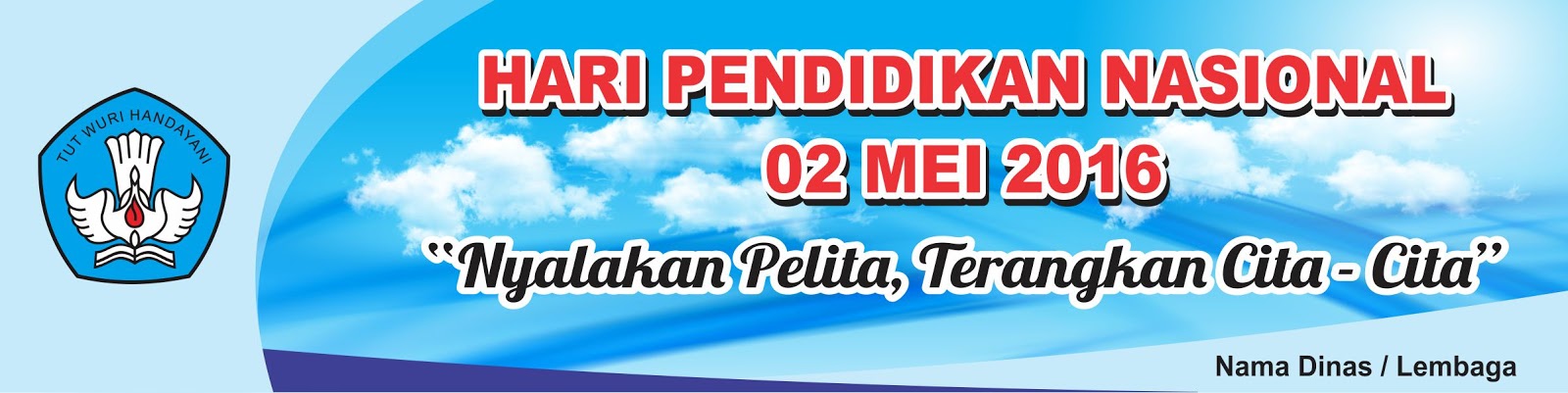 DOWNLOAD CONTOH  SPANDUK  HARDIKNAS 2021 VEKTOR CDR  