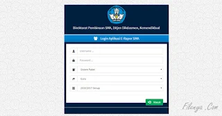 Aplikasi ERAPOR SMA V.2017 Beserta Panduannya