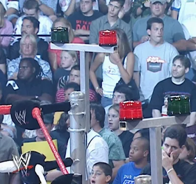 A lighting system used for JBL vs. Eddie Guerrero at WWE Great American Bash 2004