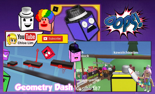 Roblox Geometry Dash ROBLOX Edition [NEW CHALLENGE LEVEL] Gameplay - playing with friends lauren 11, chocolatechippop and ImTheCheater! This game is hard, had to do tutorial level to get my points