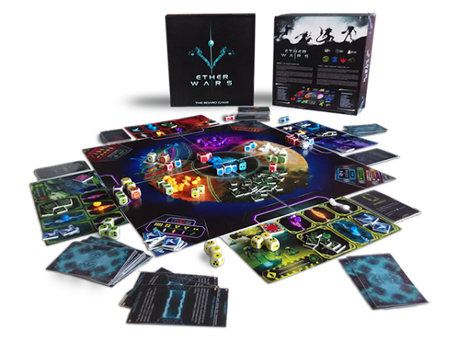 Ether Wars Sci-fi strategy board game