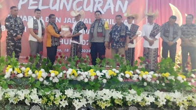 KPU Kabupaten Rote Ndao Luncurkan Tahapan Pilkada 