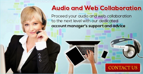 Get effective audio and web collaboration with our dedicated account managers