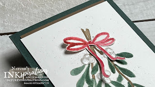 Watercolored Mistletoe Magic Christmas Card (banner) | Nature's INKspirations by Angie McKenzie