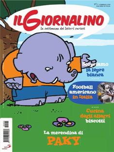 Il Giornalino. La settimana dei lettori curiosi 2019-05 - 3 Febbario 2019 | ISSN 1123-0541 | TRUE PDF | Settimanale | Fumetti Classici | Attualità | Società | Ragazzi
Il Giornaliino è una storica rivista italiana di ispirazione cattolica pubblicata a periodicità settimanale, che contiene fumetti e rubriche di vario genere.
Il Giornaliino è una rivista adatta ai bambini di età compresa tra i 6 e i 20 anni anche se sono molti gli adulti che, leggendo la rivista da ragazzi continuano a leggerla rendendone testimonianza nelle lettere inviate alla rivista.