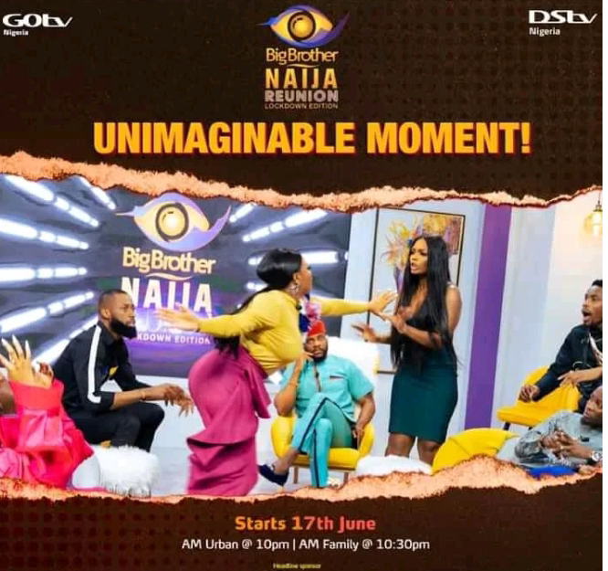 Highlights Of Bbnaija Reunion Show For Lockdown Housemates Today June 2021 Video Of Bbn Day 1 2 3 4 5 6 7 8 9 10 Latest Update Tonight And Live Stream