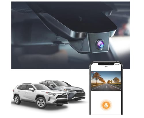 FITCAMX 4K UHD Dash Cam for Toyota RAV4 2019-2021