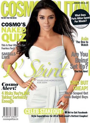 Bollywood's hot girl Asin's Alluring Cover Acts 2007-2009
