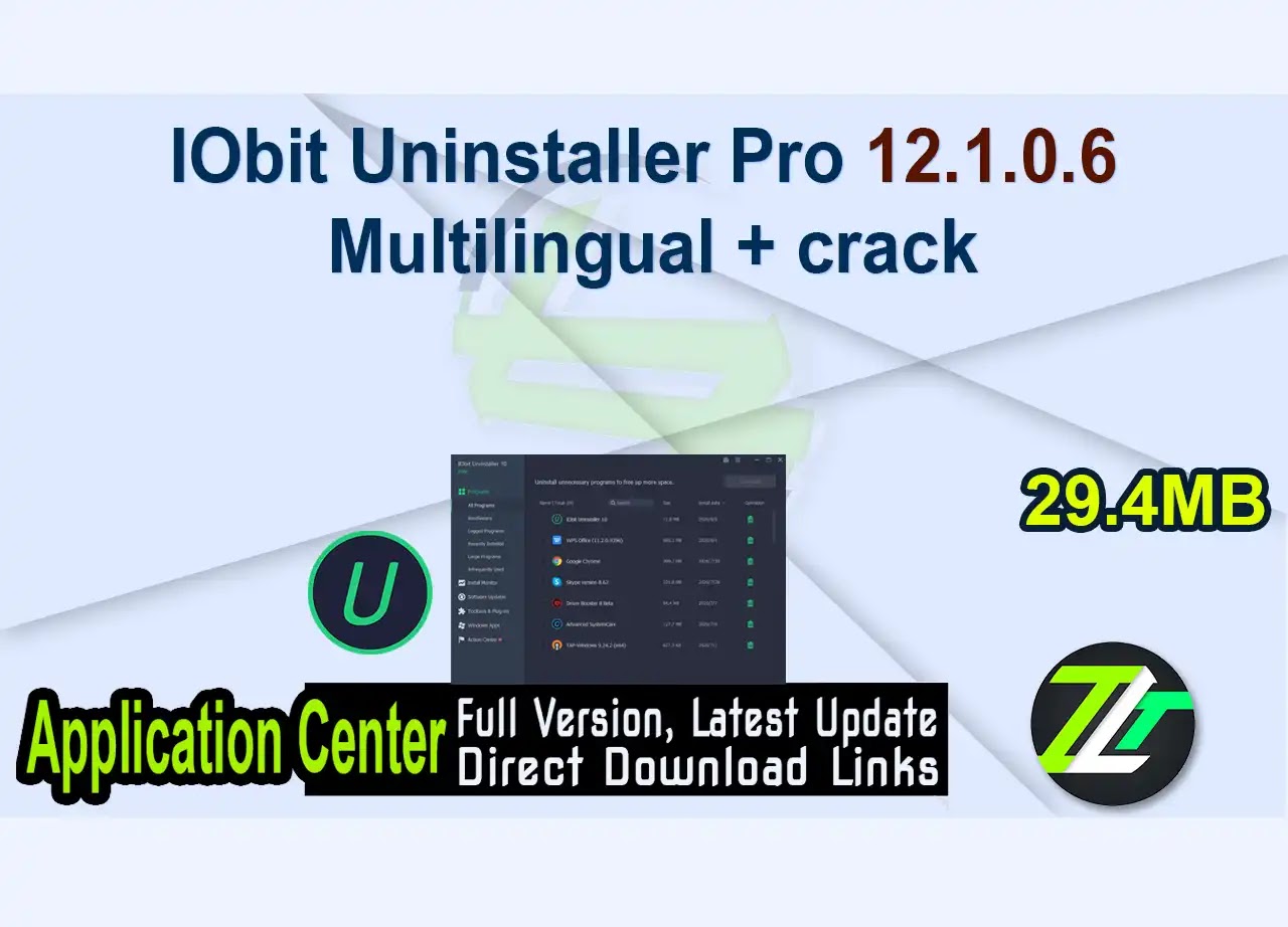 IObit Uninstaller Pro 12.1.0.6 Multilingual + crack