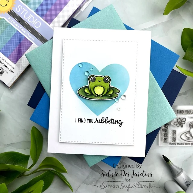 Sunny Studio Stamps: Feeling Froggy Customer Card by Sidnie Des Jardin