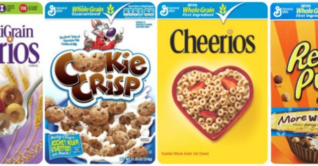 General Mills Cereal for $1.88 + $1 off coupon when you buy 2 or more!