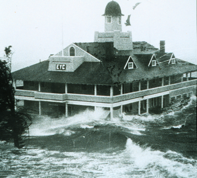 Last night, the Edgewood Yacht Club burnt to the ground (or sea, really).