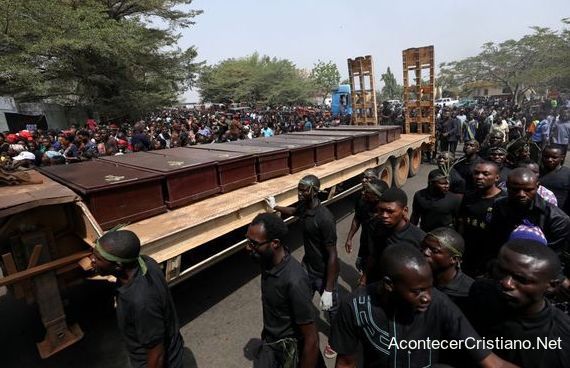 Cristianos nigerianos muertos por musulmanes