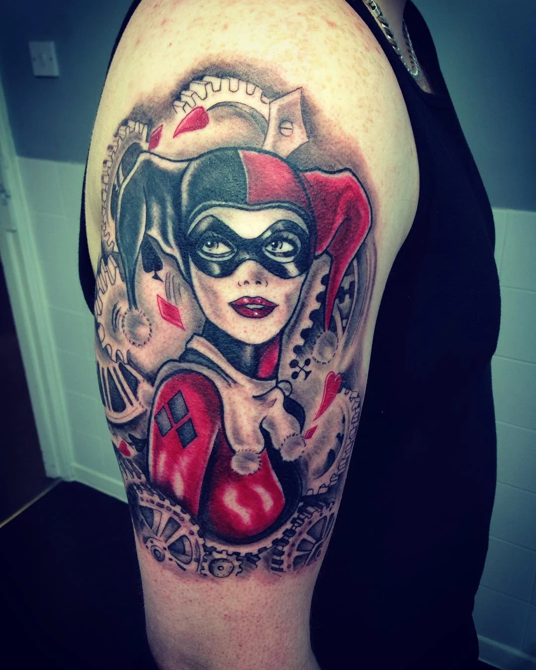 vemos tatuajes de harley quinn