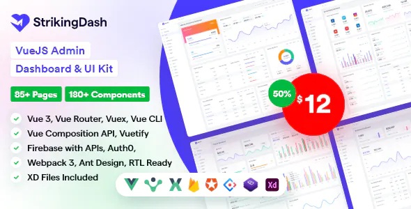 Best Vue Admin Dashboard Template