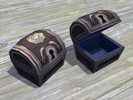 Kingdom Hearts 2 Papercraft Port Royal Treasure Chest