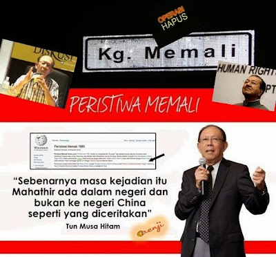 Image result for mahathir dan memali