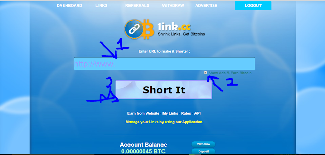 Bitcoin URL Shortener