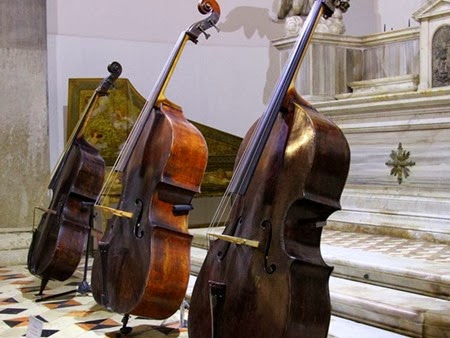 Instrumentos do Museu da Música, em Veneza