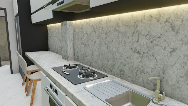 dapur split level