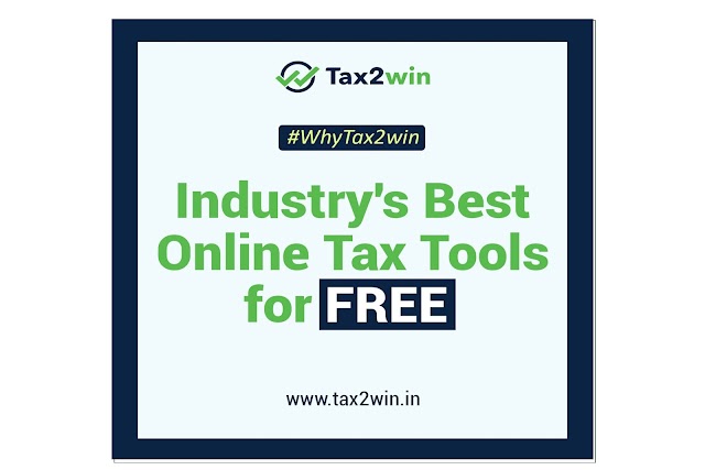 Income tax return file online - Tax2win Income tax return - How to calculate Income and tax 