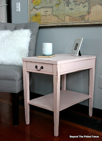Blush Pink End Table