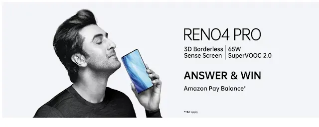 What is the Screen refresh rate for OPPO Reno4 Pro? , required