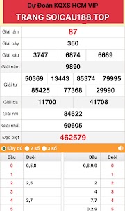 CHƠI ĐỀ HCM VIP - DỰ ĐOÁN XỔ SÔ HỒ CHÍ MINH VIP 04 - SOICAU188.TOP