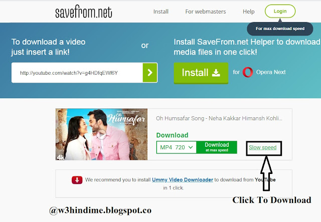 Download youtube Video in Hindi
