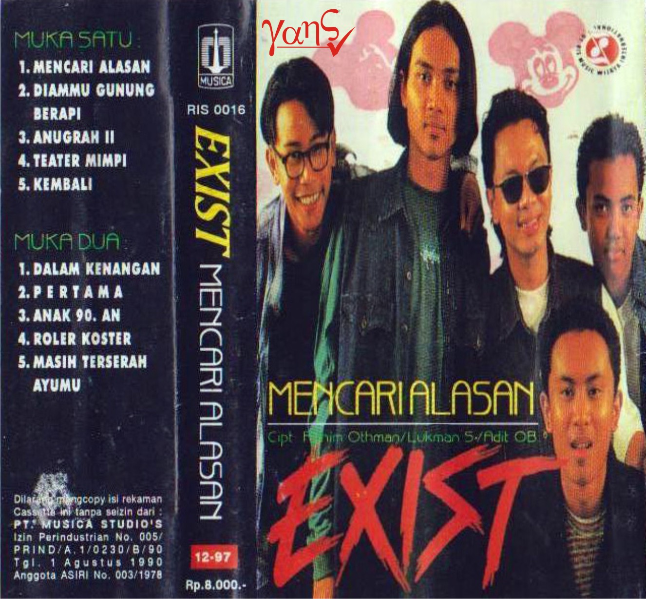 yansani xpdc: EXIST / 1996 / Mencari Alasan