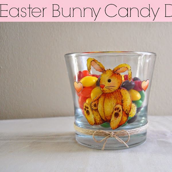 Easter Bunny Candy Dish DIY