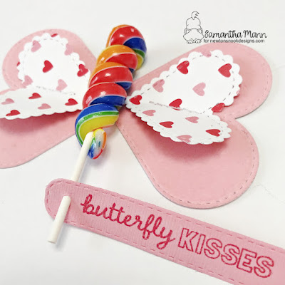 Butterfly Kisses Treats for Newton's Nook Designs, Sweet Treats Blog Hop, Valentine's Day, Die Cutting, #newtonsnook #sweettreats #valentinesday #butterfly