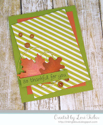 So Thankful card-designed by Lori Tecler/Inking Aloud-stamps and dies from Lawn Fawn