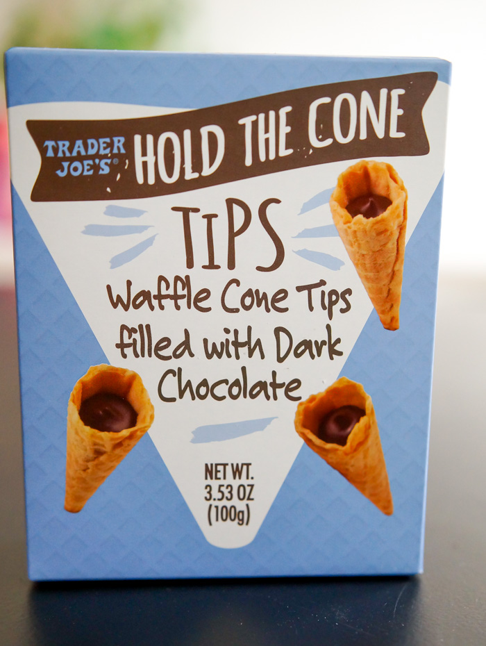 Trader Joe's Hold the Cone TIPS packaging