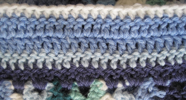 Tina's Allsorts, Rippling Clusters Crochet Blanket