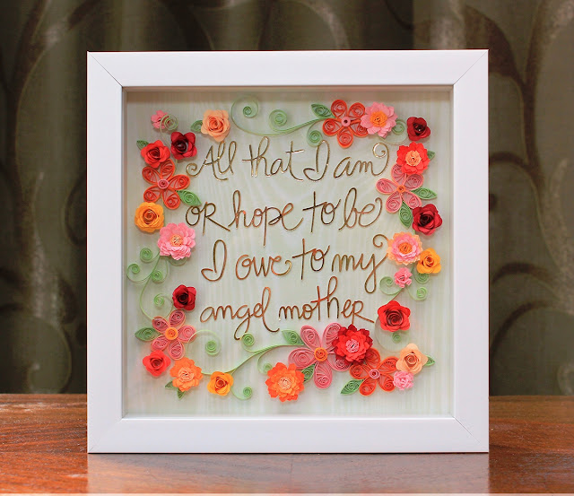 quilled picture frame ideas