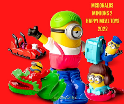 Minions 2 2022 McDonalds Happy Meal Toys