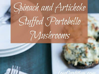 Spinach Artichoke Stuffed Portobello
