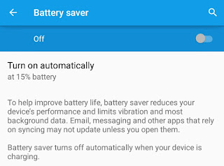 Enable Battery Saver Mode