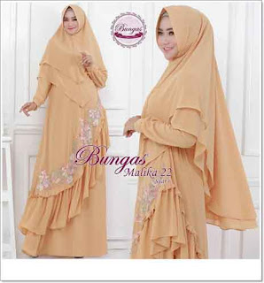 Gamis Pesta Premium Malika Syar'i_Bahan Ceruti