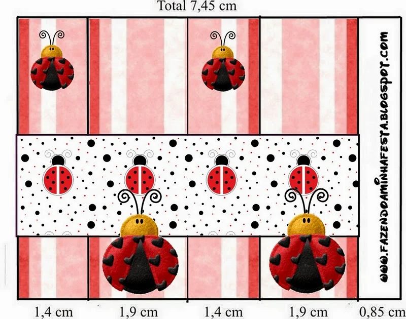 Free Printable Candy Bar Labels for a Ladybugs.