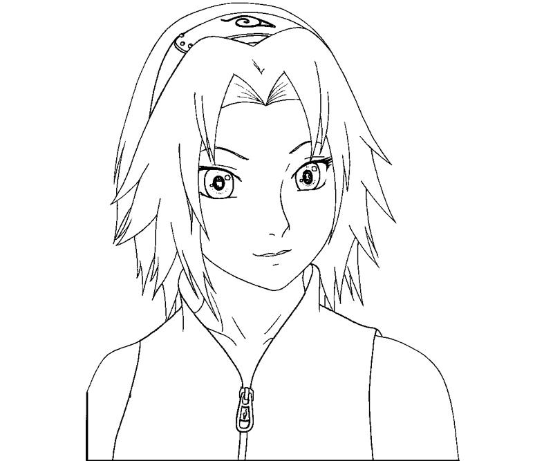 Printable Sakura Haruno 12 Coloring Page