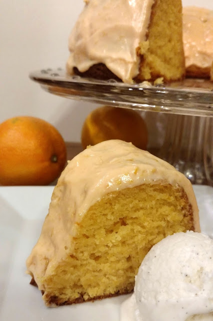 Serve this dreamy orange creamsicle cake with vanilla ice cream!  The fresh orange juice and zest in the cake and frosting give it the perfect amount of bright citrus flavor!