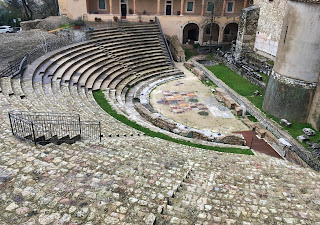 Spoleto Umbria's ancient Roman theatre still active today