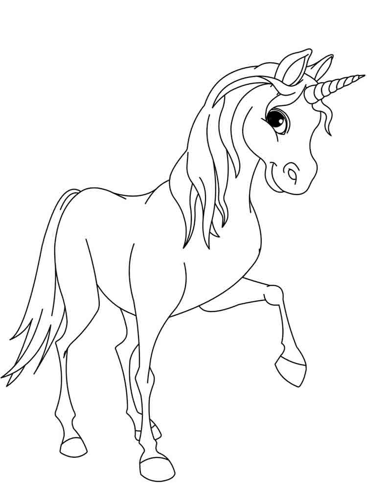 Mewarnai Gambar  Unicorn