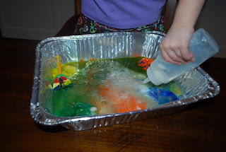 Science for preschoolers, experiments, toddlers, baking soda, vinegar