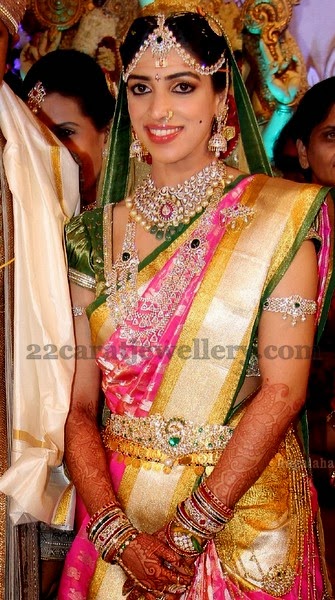 Bride Keerthi Huge Diamond Sets
